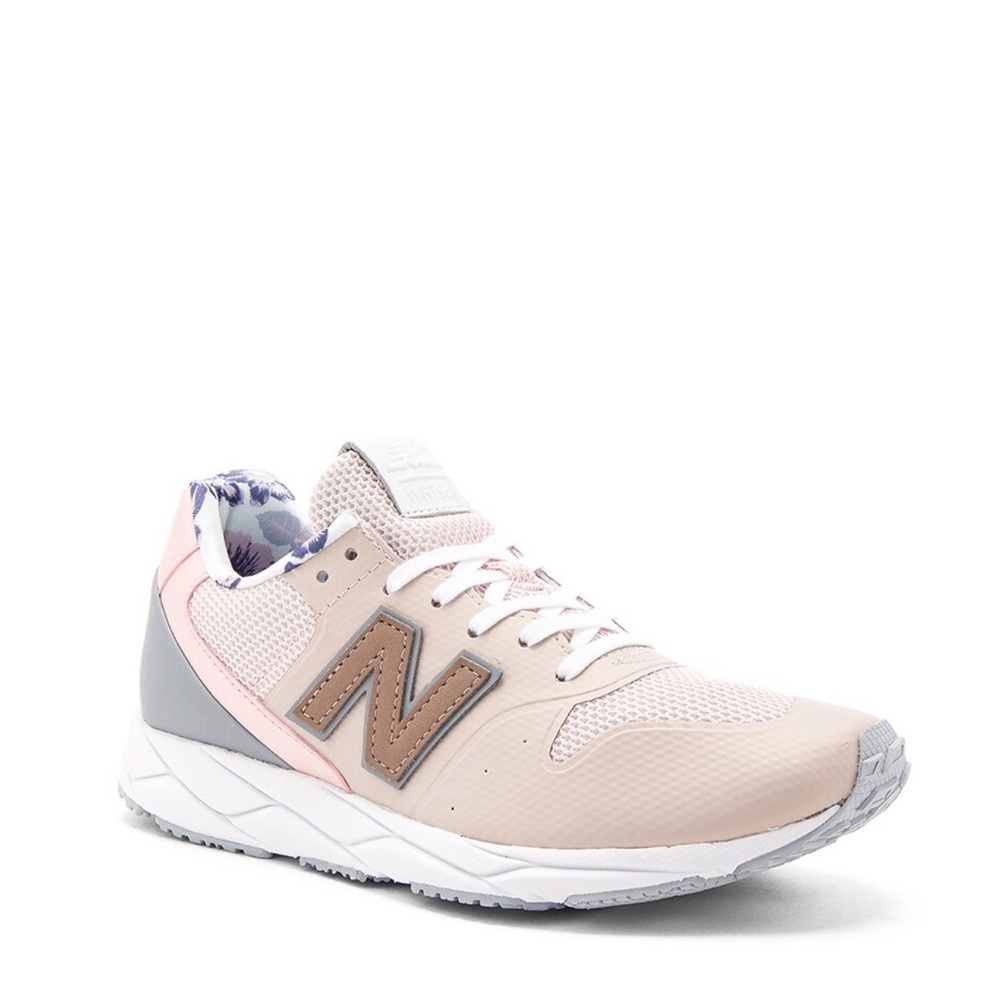 New Balance 96 Pink and Grey Sneakers